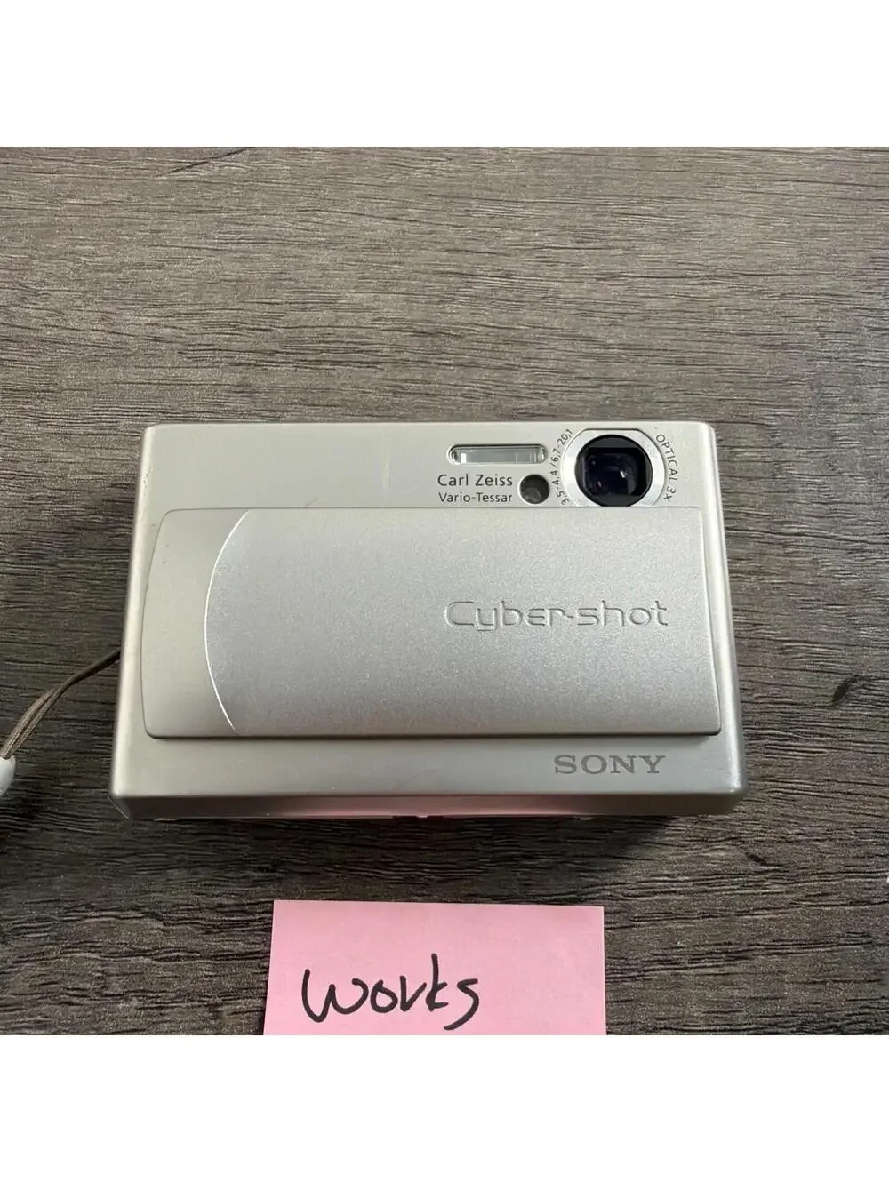 Sony Cybershot DSC T-1 Camera WORKS BAD SCREEN CAMERA ONLY
